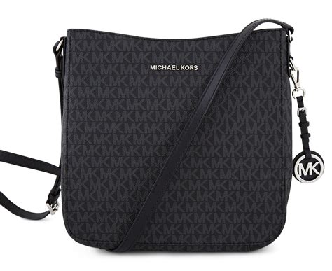 michael michael kors jet set chain messenger bag black|mike Kors jet set.